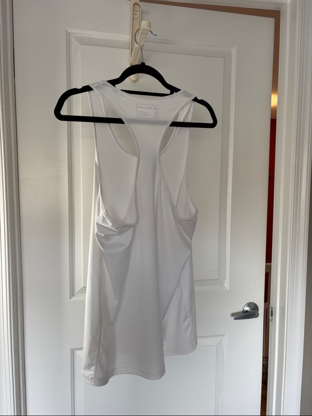 Arctic Cool Women's White Performance Tank Top - Racerback - Picture 4 of 4